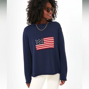 NWT Tuckernuck Navy Americana Sweater - Size XL
